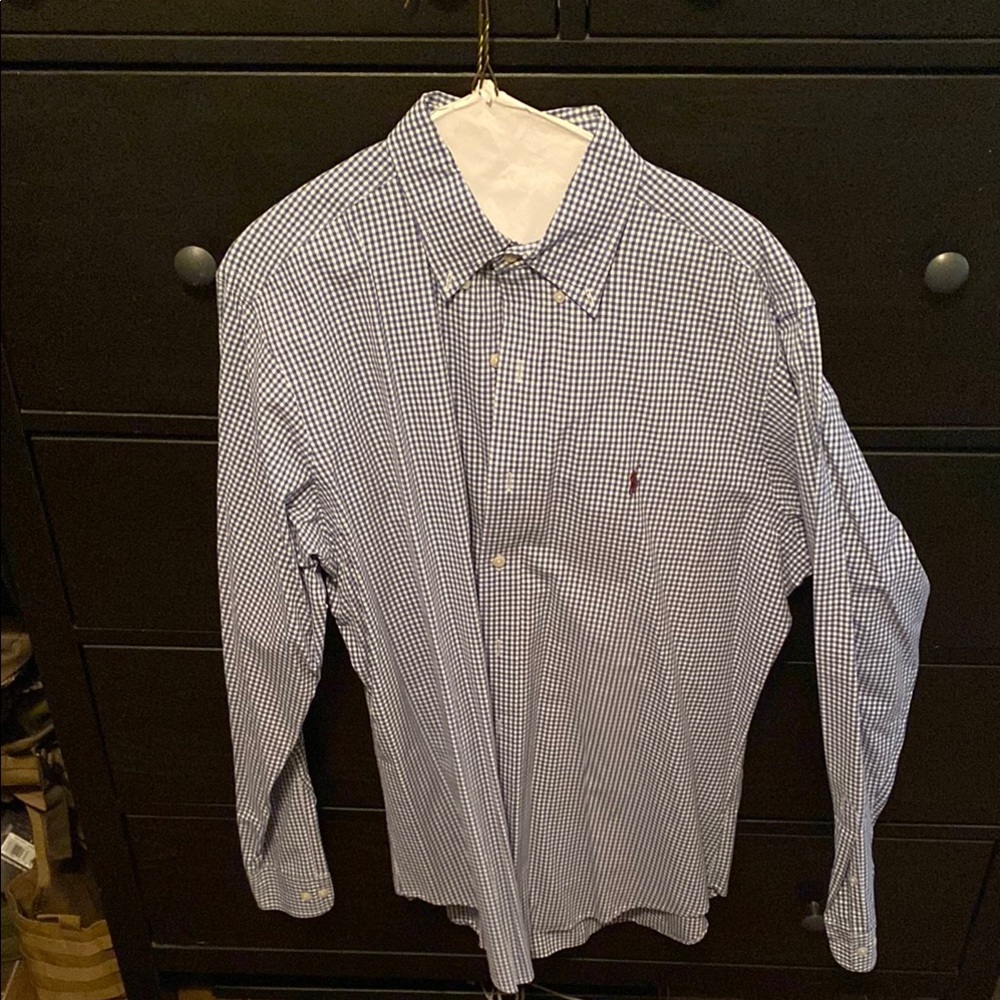 Ralph Lauren Blue Casual Button Down Shirt
